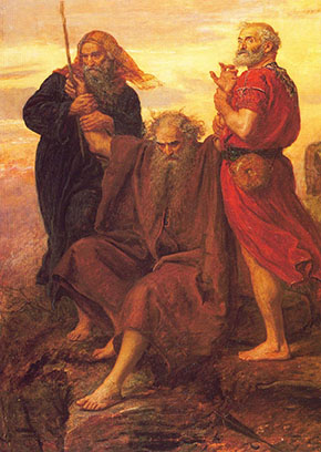 (2 Mos 17:10) Målning av Everett Millais med titeln: "Seger o Herre" (1871).